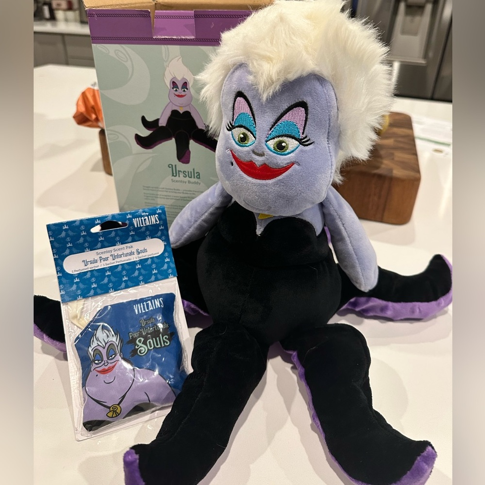 Scentsy Disney Ursula Plush Buddy